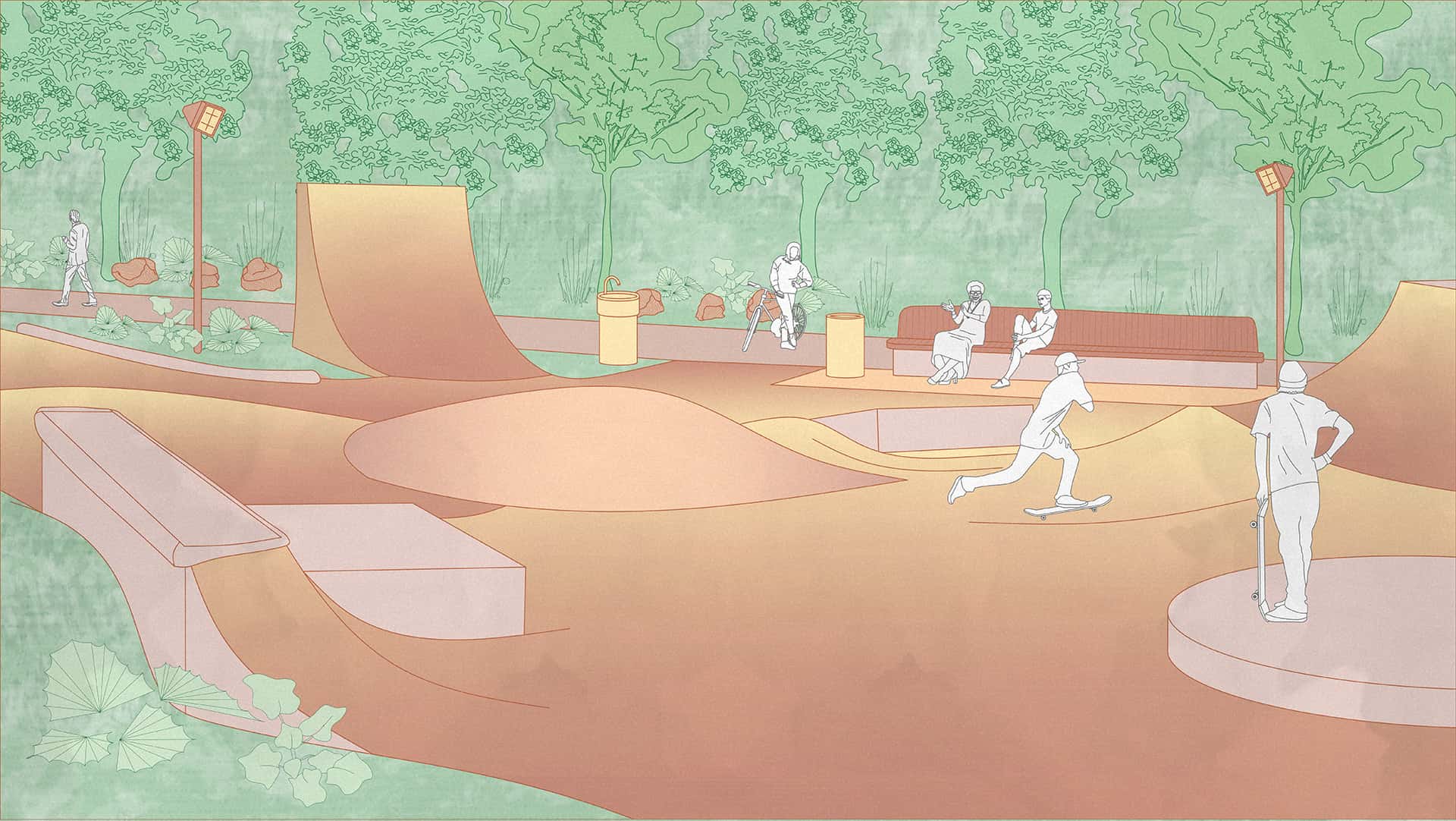 Skatepark - wizualizacja